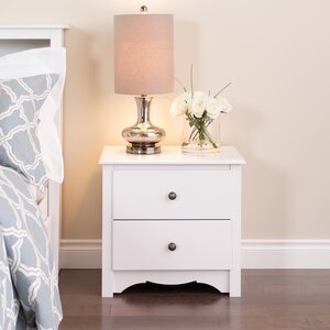 Sybil 2 Drawer Nightstand