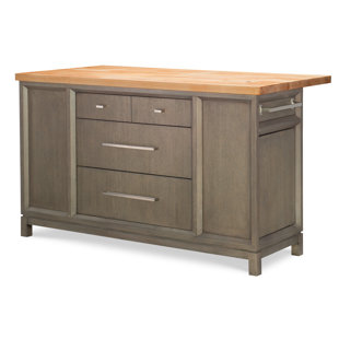 Modern Contemporary Butcher Block Table Allmodern Highline By Rachael Ray Home Kitchen Island With Butcher Block