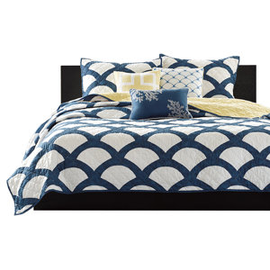 Lowrey 6 Piece Reversible Coverlet Set