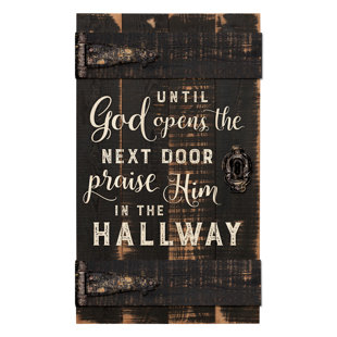 Faux Barn Door Wall Art Wayfair Barn Door Until Opens The Next Wall Décor