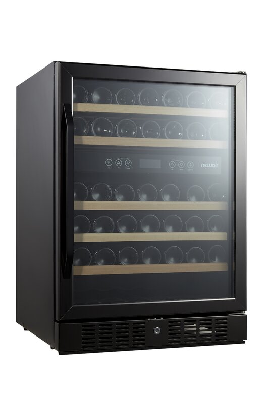 Newair 46-Bottle Built-In Dual-Zone Wine Cooler at Lydia Vazquez blog