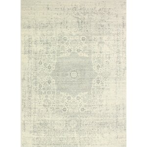 Riggs Ivory/Silver Area Rug