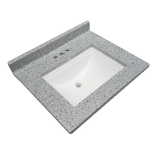 Cultured Marble Vanity Top Wayfair Wave Cultured Marble 37 Single Bathroom Vanity Top