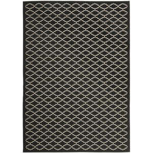 Bexton Black / Beige Outdoor Area Rug