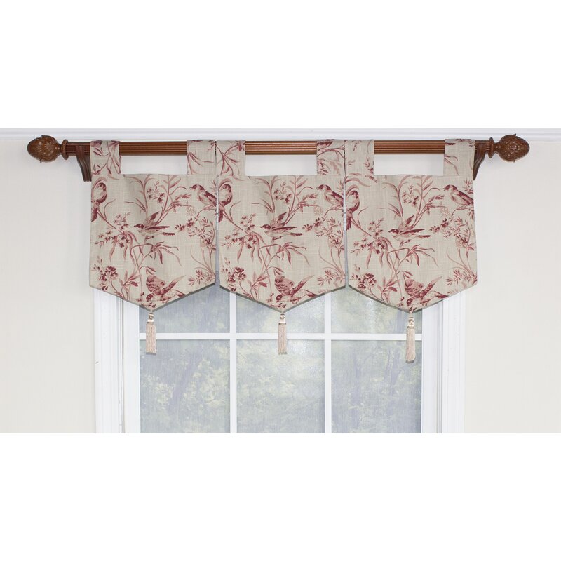 RLF Home Aviary Toile Banner Curtain Valance & Reviews | Wayfair