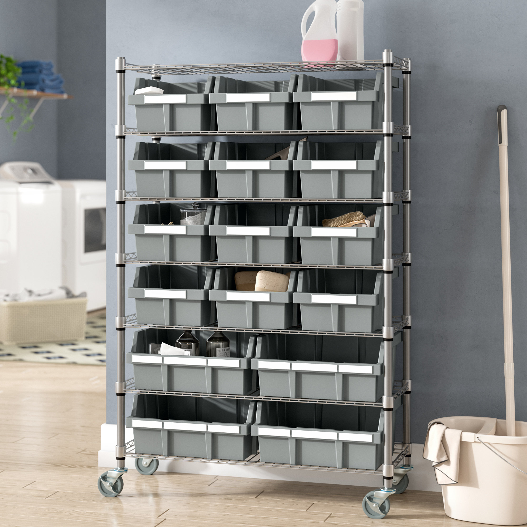 Rebrilliant 56 H X 36 W Deep Commercial Storage System Reviews