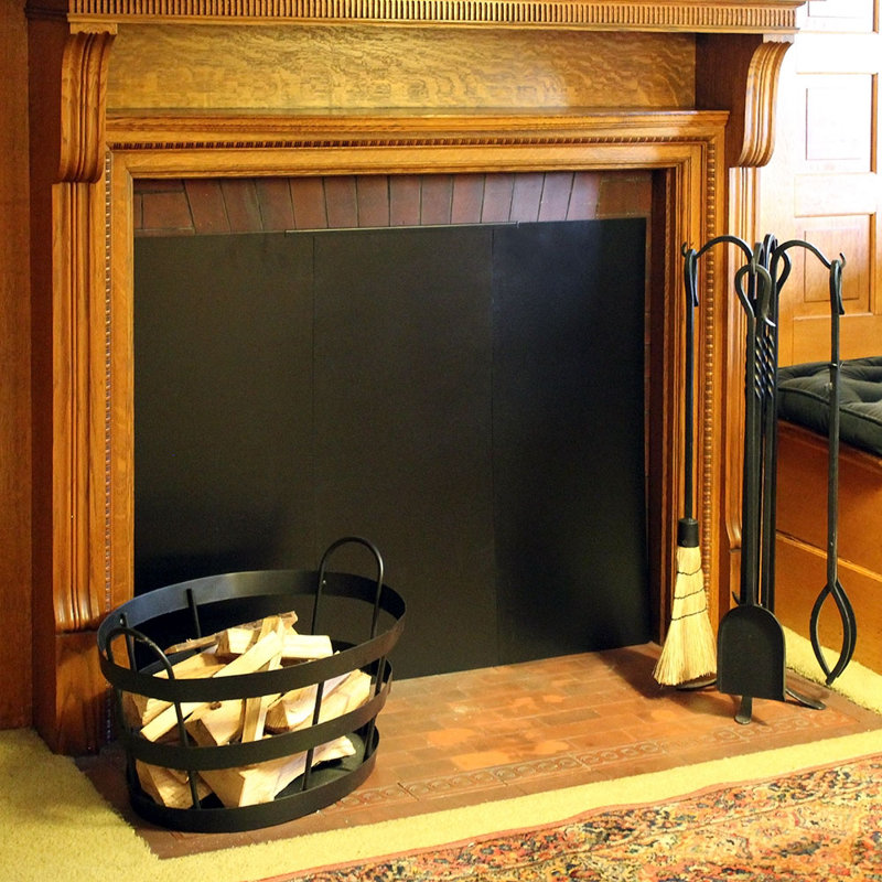 Fireplace Draft Cover Charming Fireplace