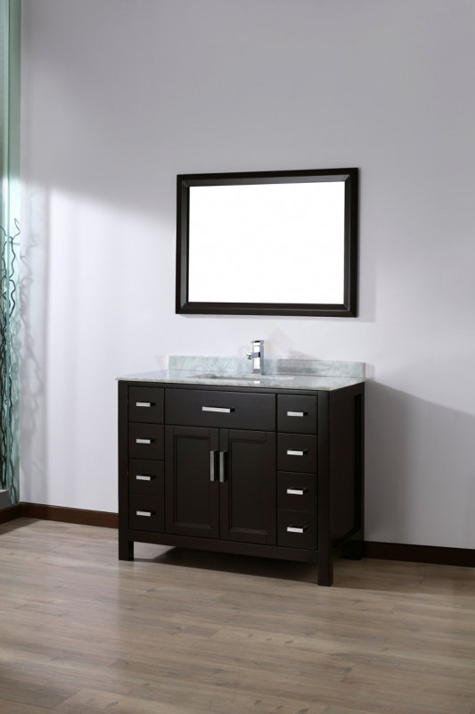 Bauhaus Bath Celize 42" Single Bathroom Vanity Set with Mirror & Reviews Wayfair