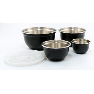 Black Stainless Steel Mixing Bowls You\'ll Love | Wayfair Black Stainless Steel Mixing Bowls You\'ll Love | Wayfair