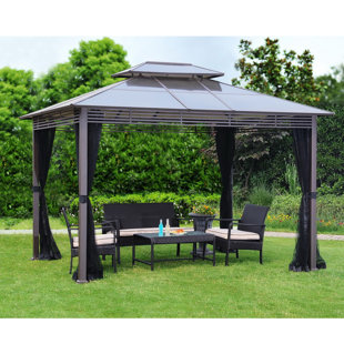 12x16 Hard Top Gazebo Wayfair Replacement Mosquito Netting For Bramford Hard Top Gazebo By Sunjoy