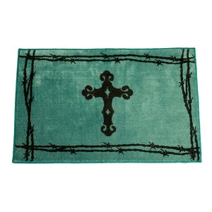 Aurthur Turquoise Area Rug