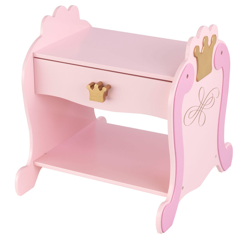Kidkraft Princess 1 Drawer Nightstand Reviews Wayfair Princess 1 Drawer Nightstand