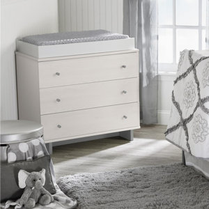 Maple Lane Dove 3 Drawer Dresser Combo