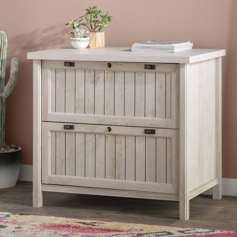 laurel foundry modern farmhouse shelby 2-drawer lateral filing
