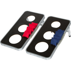 10 Piece 3-Hole Cornhole Game Set