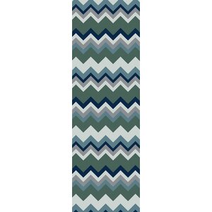 Diego Forest Chevron Area Rug