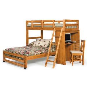 Twin over Full L-Shaped Bunk Bed