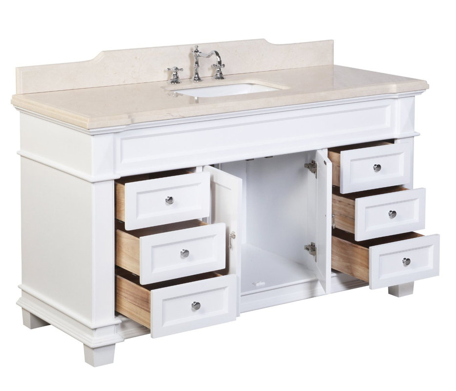 KBC Elizabeth Single Bathroom Vanity Set & Reviews Wayfair