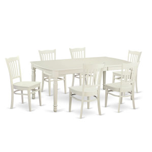 Dover 7 Piece Dining Set by Wooden Importers