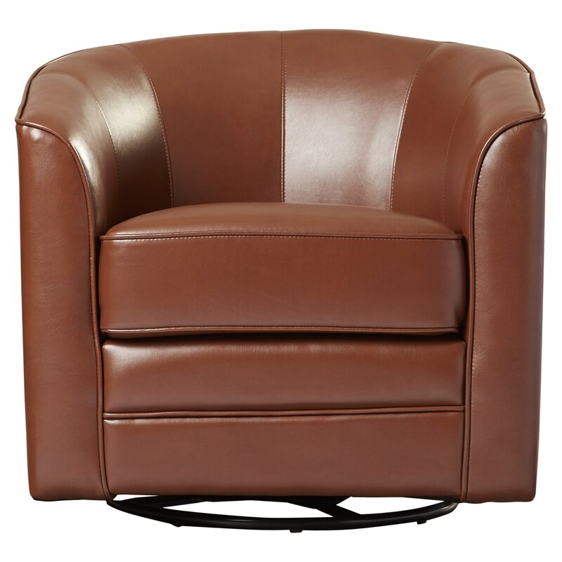 Andover Mills Morefield Swivel Barrel Chair & Reviews | Wayfair