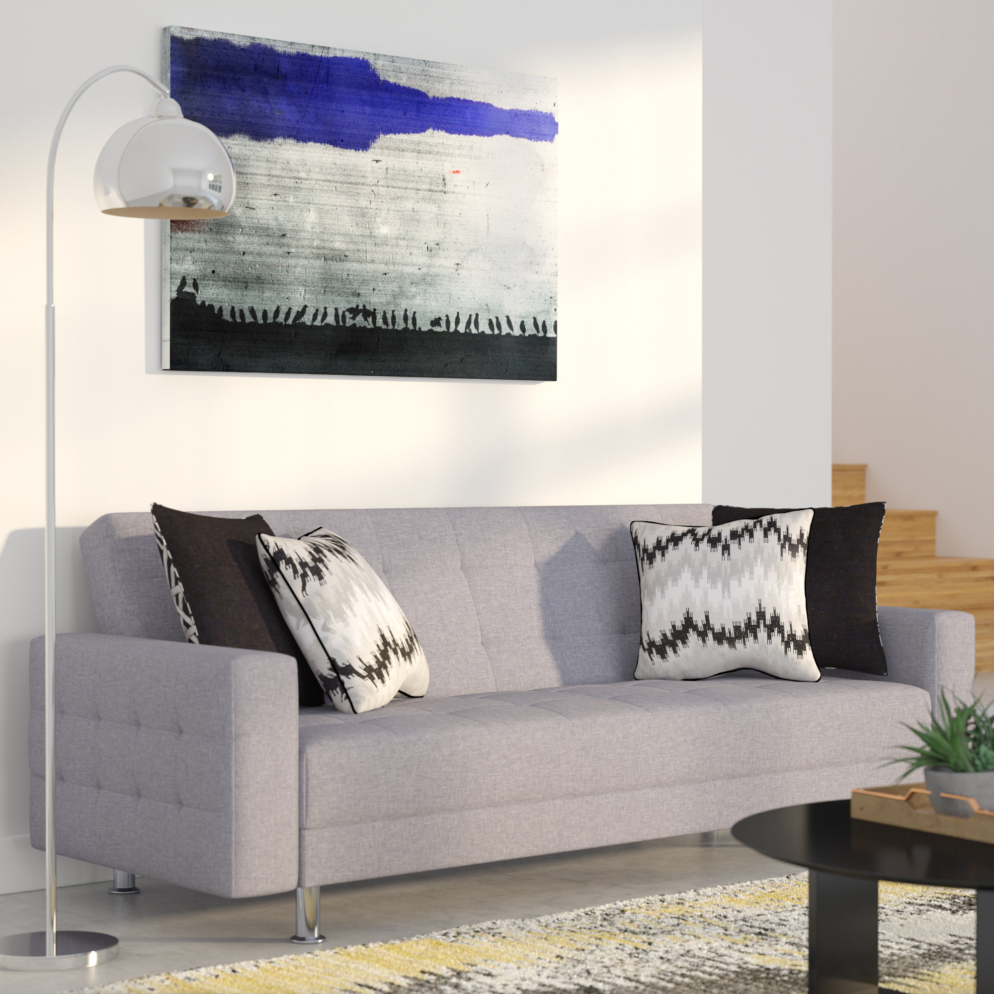 Wade Logan Spirit Lake Convertible Sleeper Sofa Reviews Wayfair