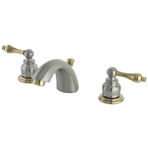 Elizabeth Mini-Widespread Double Handle Bathroom Faucet with Drain Assembly
