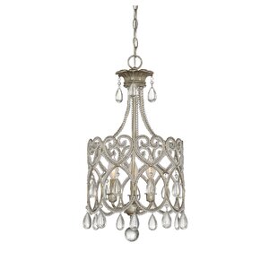 Matt 3-Light Crystal Chandelier