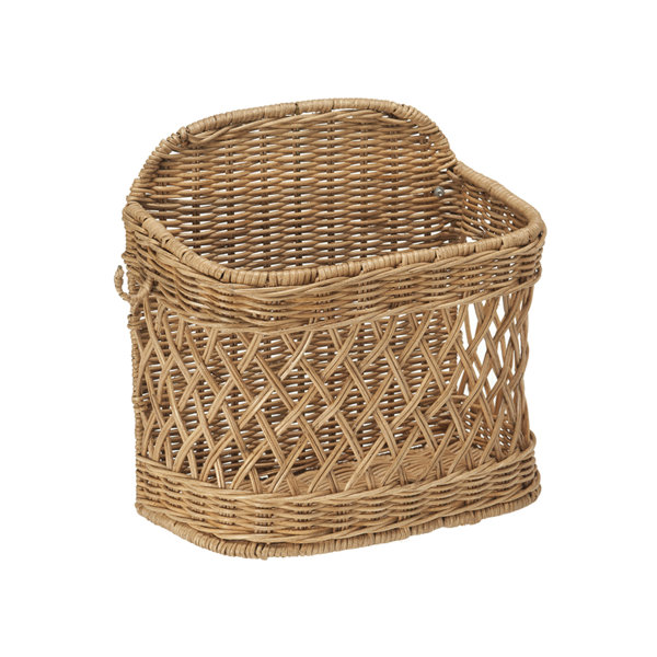 Kouboo 12" x 12.5" x 6.75" Wicker Wall Mail Basket & Reviews Wayfair