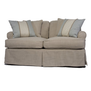 Loveseat Slipcover 2 Piece Wayfair C Gables T Cushion Loveseat Slipcover