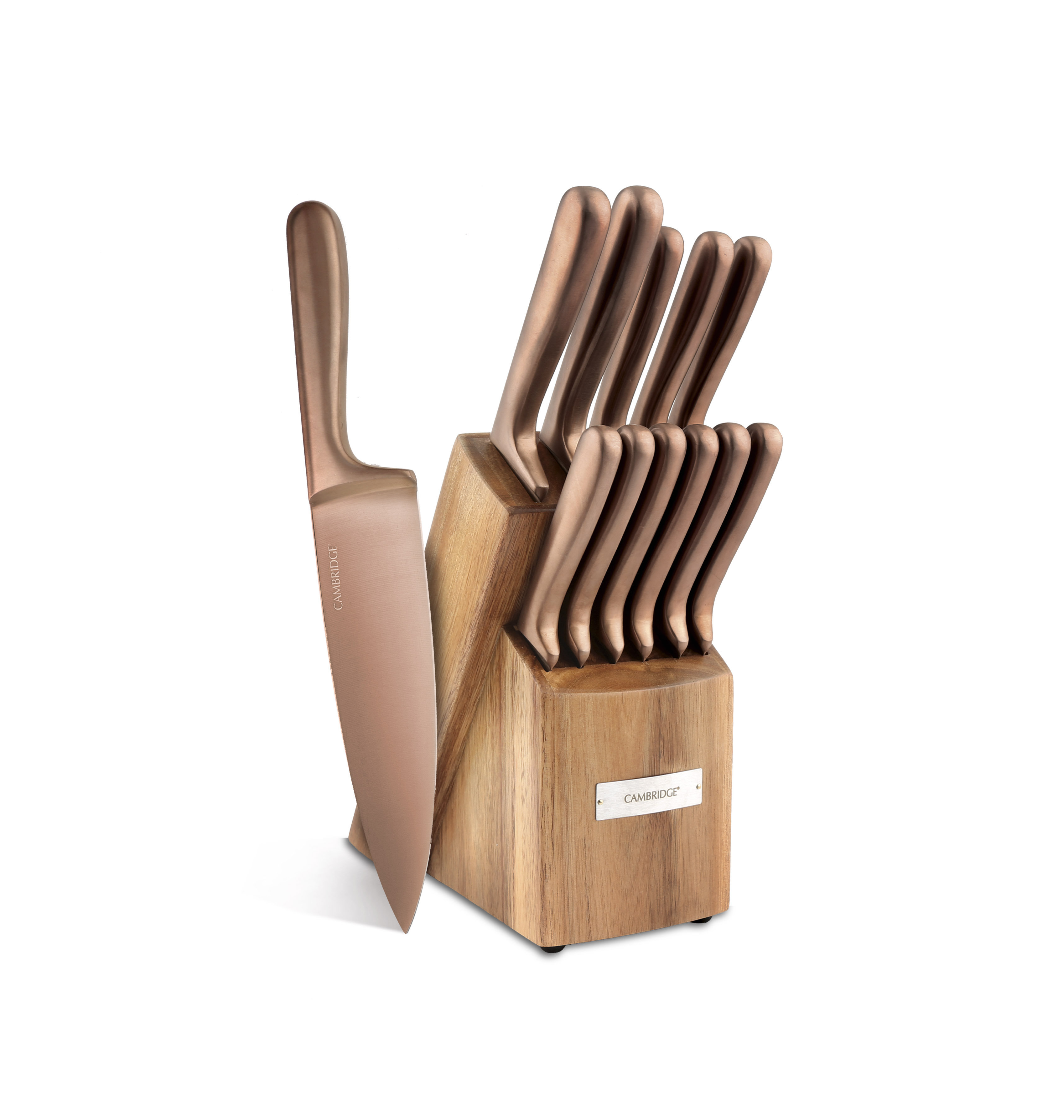 Cambridge Rame Smooth 12 Piece Block Set Reviews Wayfair