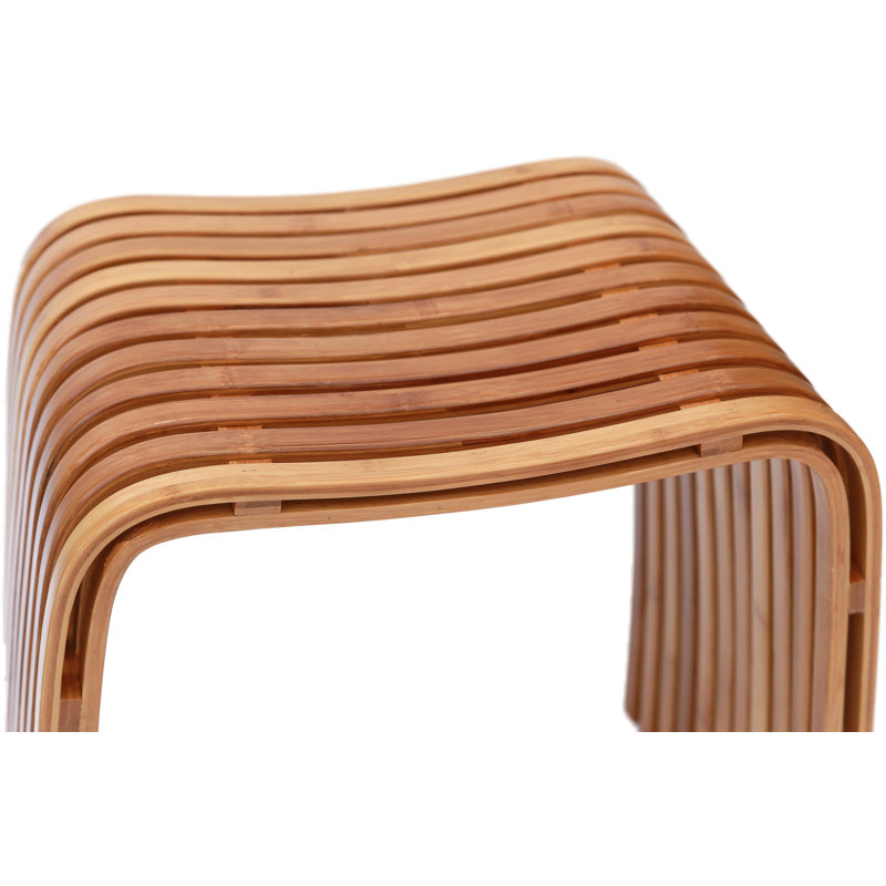 Bamboo Spa Accent Stool & Reviews AllModern