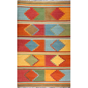 Kilim Multi-colored Rug