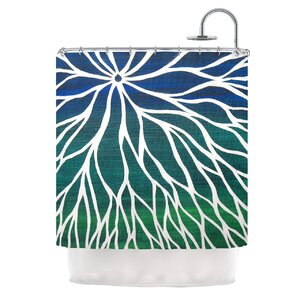 Ocean Flower by NL Designs Shower Curtain