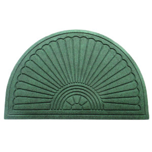 Albertina Sunburst Half -Round Eco-Poly Indoor/Outdoor Doormat