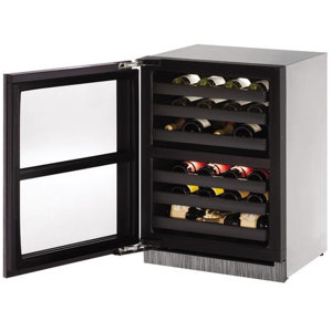 43 Bottle 3000 Series Dual Zone Built-in Wine Cellar by U-Line