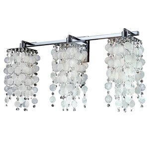 Cityscape Capiz Shell 3-Light Vanity Light