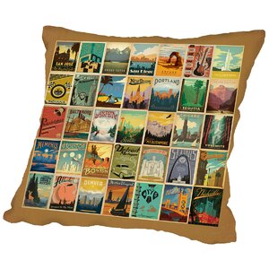 Border Throw Pillow