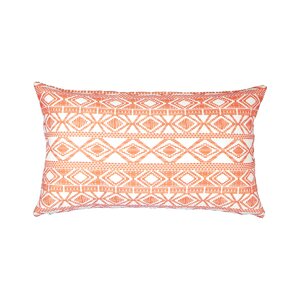 Printed Linen Lumbar Pillow