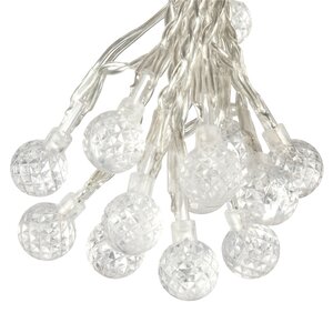 Solar 50-Light 30 ft. Globe String Lights