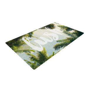 Catherine McDonald Lush Typography Nature Area Rug