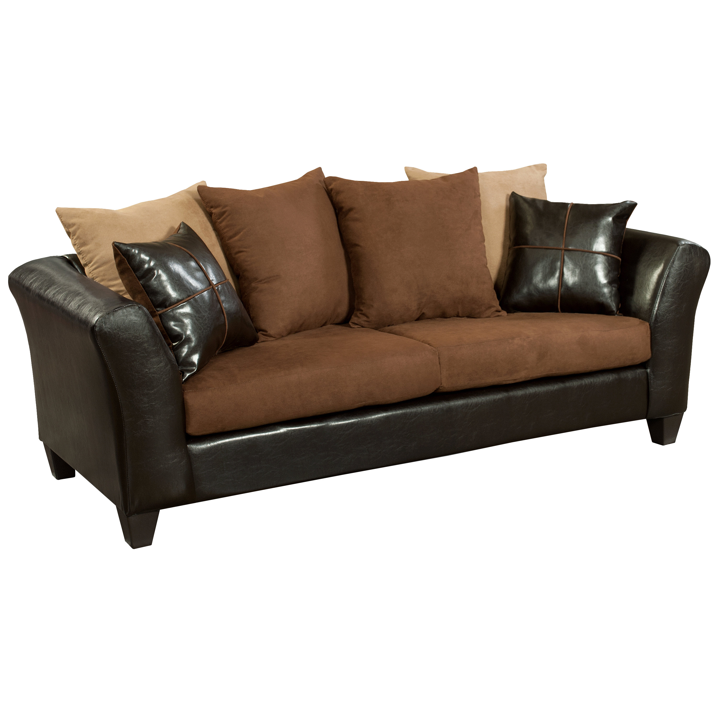 Laude Run Dilorenzo Microfiber Sofa Wayfair