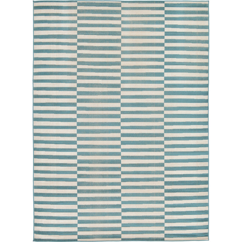 Mercury Row Braxton Teal Area Rug & Reviews Wayfair