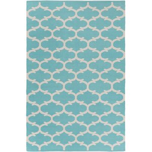 Vogue Lola Teal/Ivory Area Rug