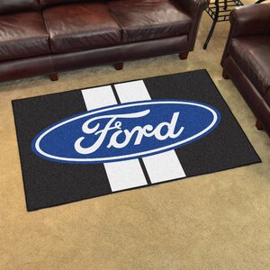 Ford - Ford Oval with Stripes Tailgater Mat