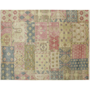 One-of-a-Kind Indo Modern Tabor Hand-Knotted Beige Area Rug