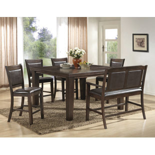 Pub Table With 6 Chairs | Wayfair Pub Table With 6 Chairs | Wayfair