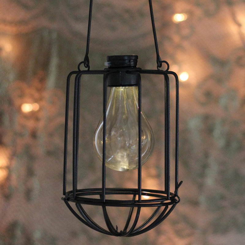 Chessani Cylindrical Solar Ed 1 Light Outdoor Led Hanging Chessani Cylindrical Solar Ed 1 Light Outdoor Led Hanging Lantern