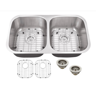 Undermount Kitchen Sinks And Faucets soleil 30" x 16.5" double bowl undermount kitchen sink with faucet Undermount Kitchen Sinks And Faucets soleil 30" x 16.5" double bowl undermount kitchen sink with faucet