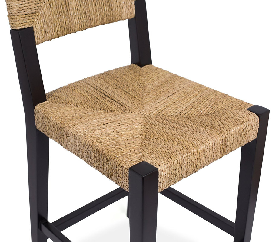BirdRock Home Rush Weave 24" Counter Height Bar Stool & Reviews Wayfair