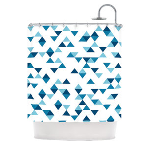 Triangles Shower Curtain